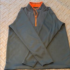 Nike charcoal and orange pullover